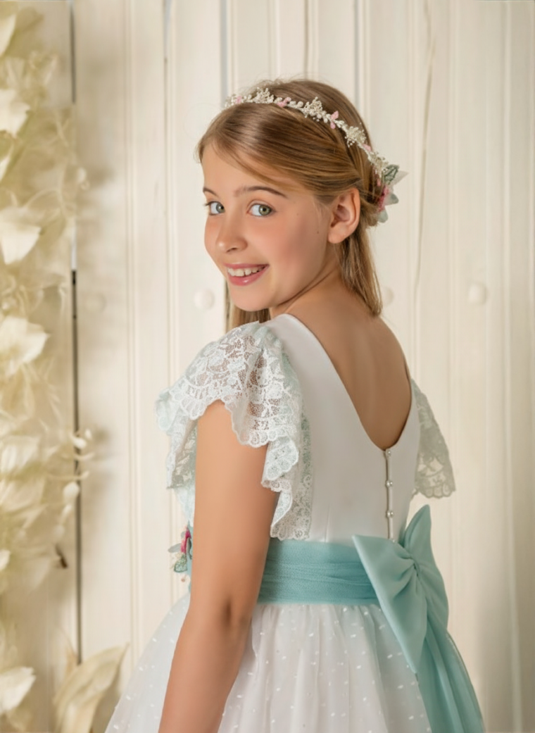 Vestido de comunión niña modelo A854 | ANA LAY Sevilla
