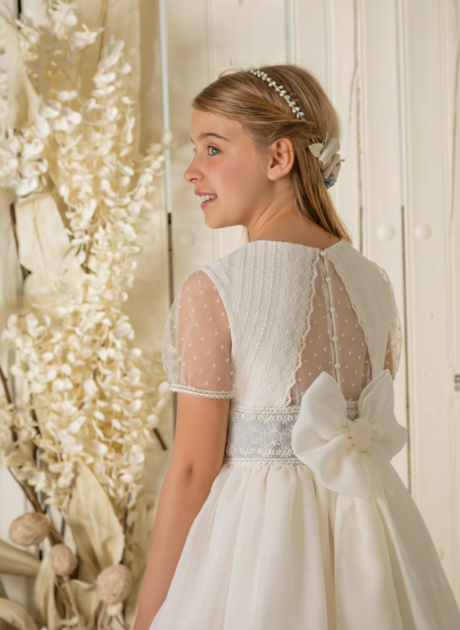 Vestido de comunión niña modelo A864 | ANA LAY Sevilla
