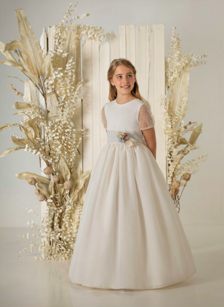 Vestido de comunión niña modelo A864 | ANA LAY Sevilla