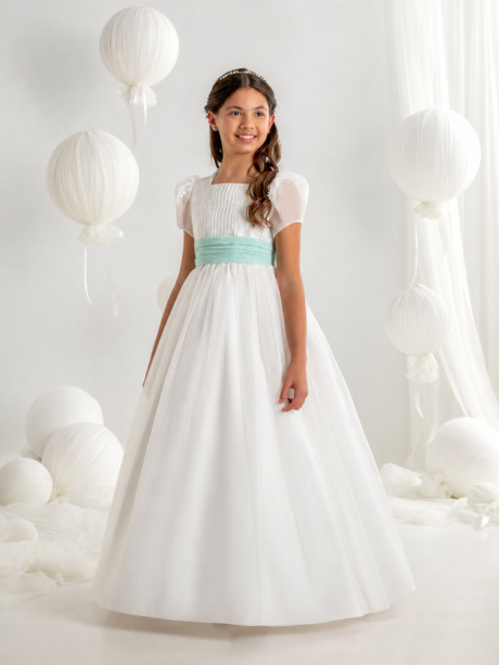 Vestido de comunión de Gasa Ilusión 7112
